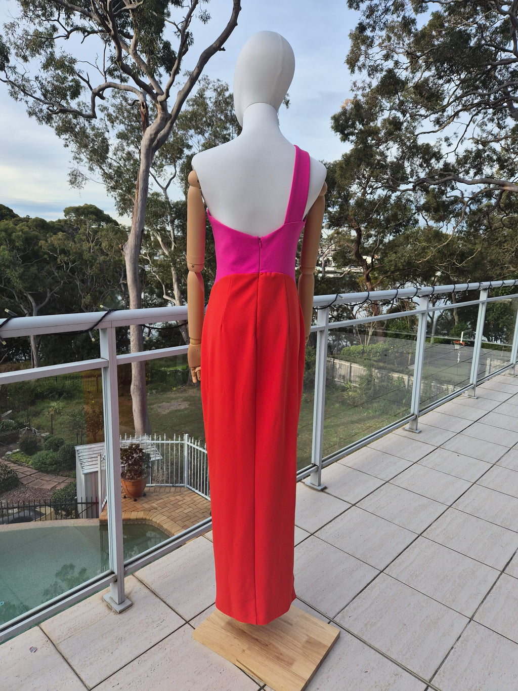 Xioman One Shoulder Midi Dress