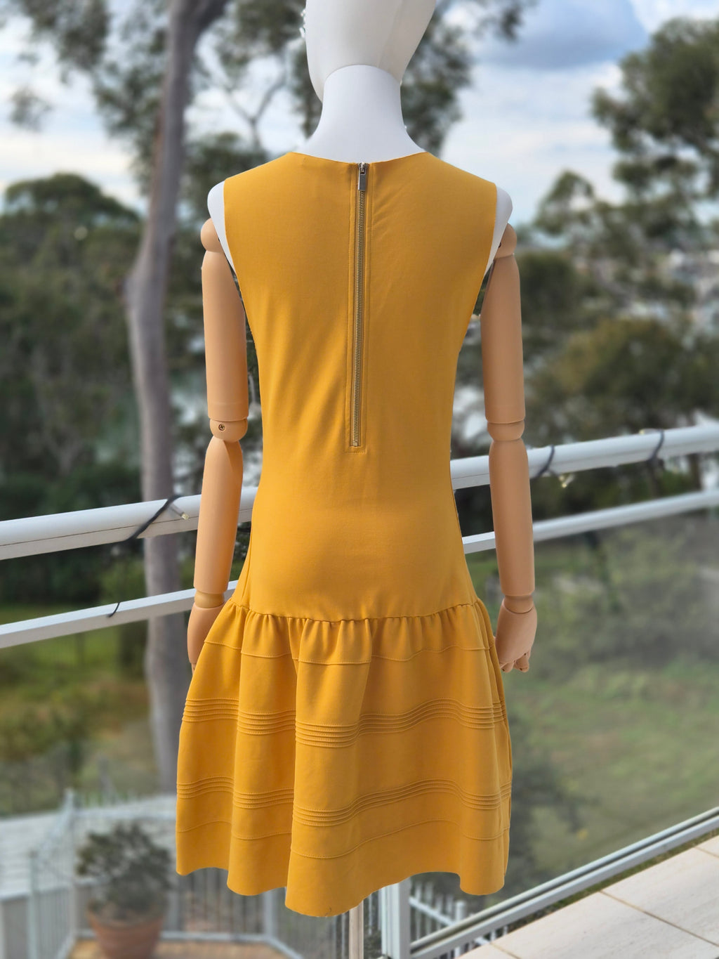 Madison "Pleated stretch Jersey Mini Dress by the French brand Maje" - Size Eu3