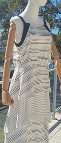 Cue sleeveless tiered midi dress - Size 10
