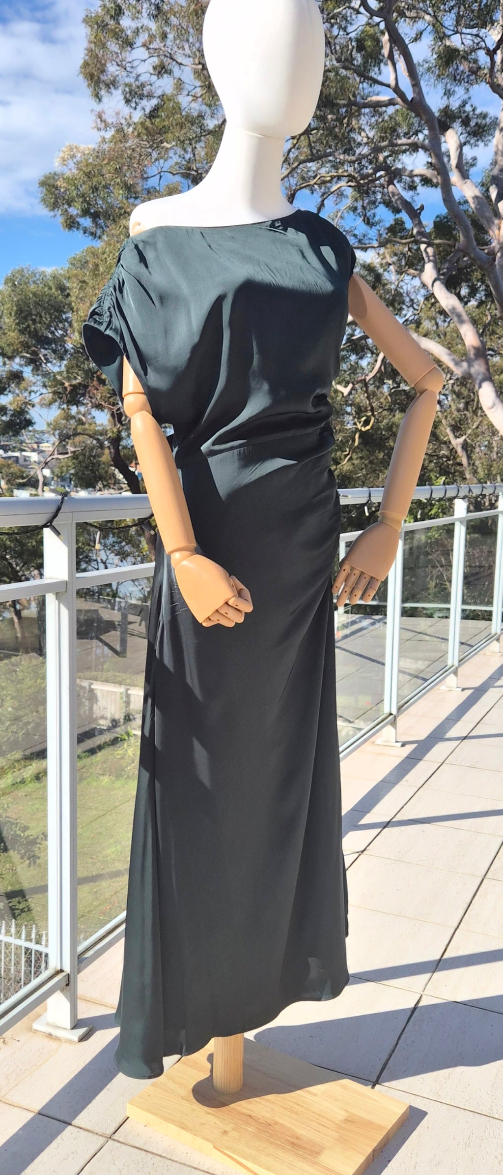 Draped maxi dress - Size 10