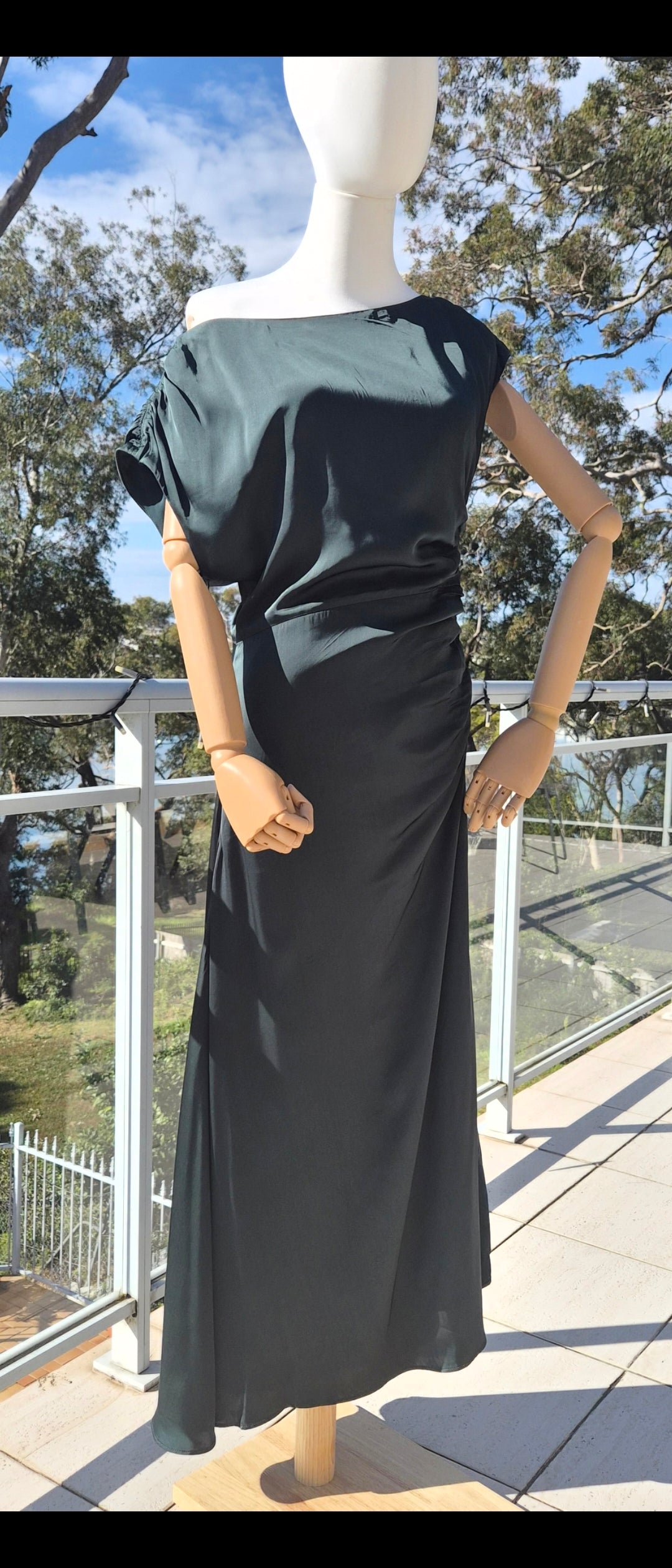 Draped maxi dress - Size 10