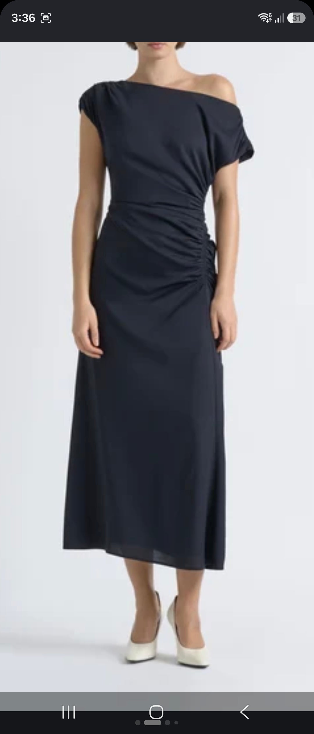 Draped maxi dress - Size 10
