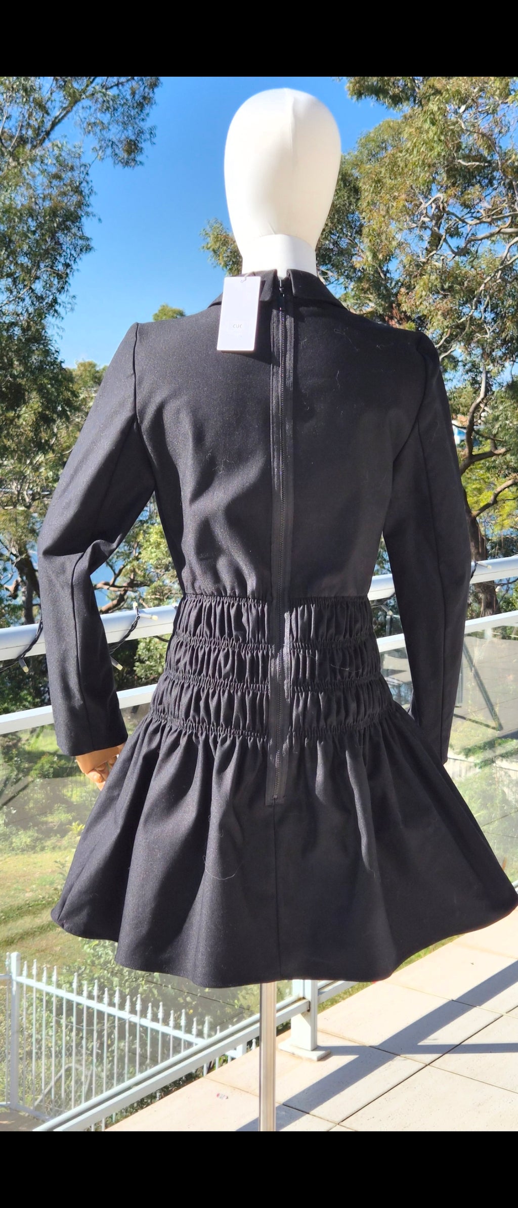 Cue Shirred Blazer Dress - Size 8 - New