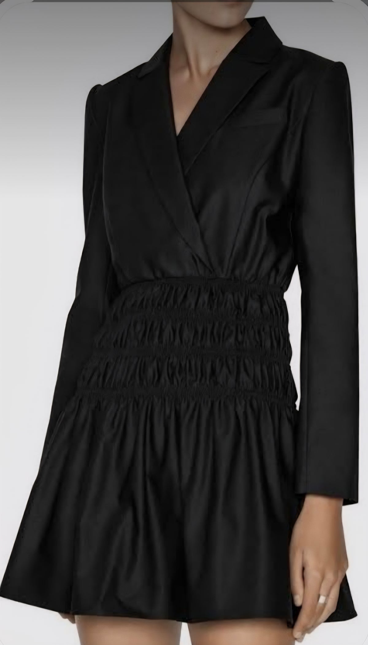 Cue Shirred Blazer Dress - Size 8 - New