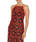 Cue Contract Floral Midi Dress - Size 10