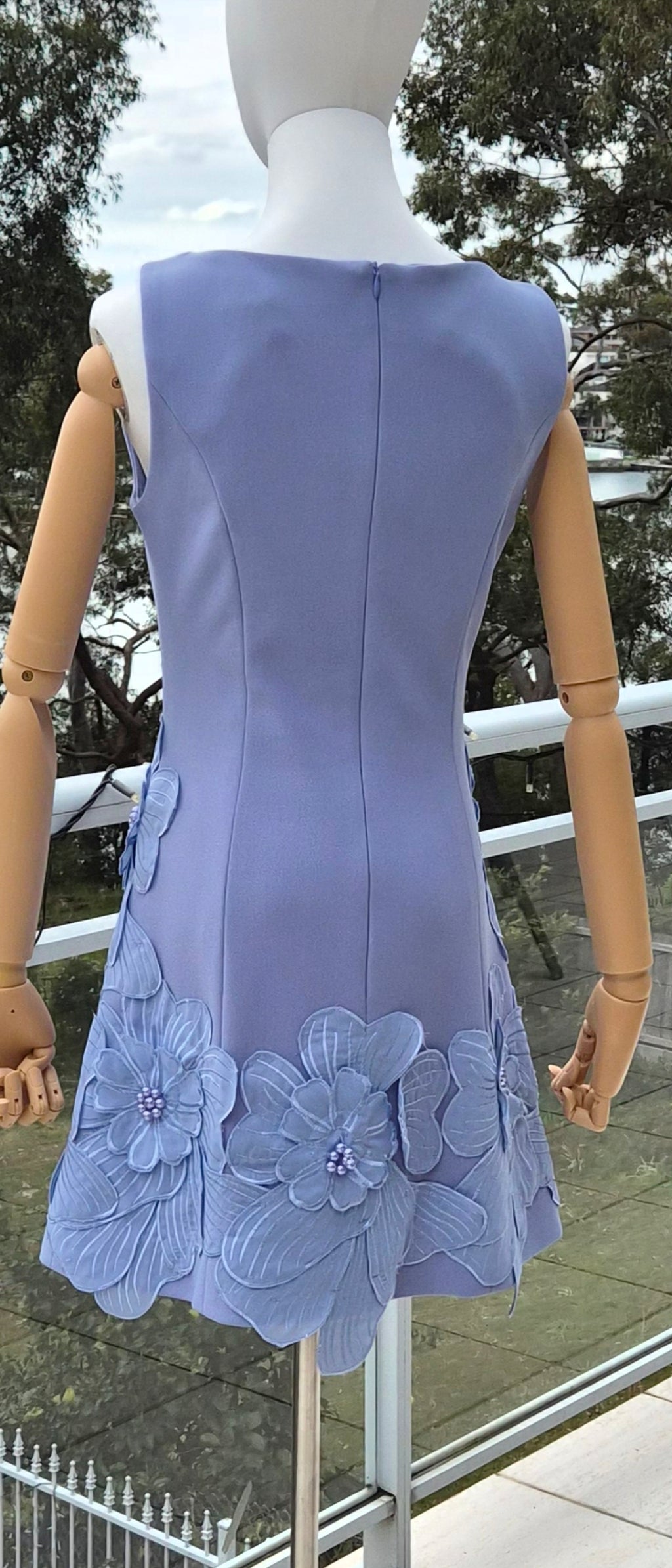 Elliatt Janelle Mini Dress in Blue - Size S