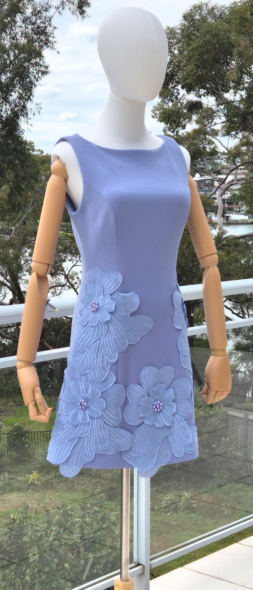 Elliatt Janelle Mini Dress in Blue - Size S