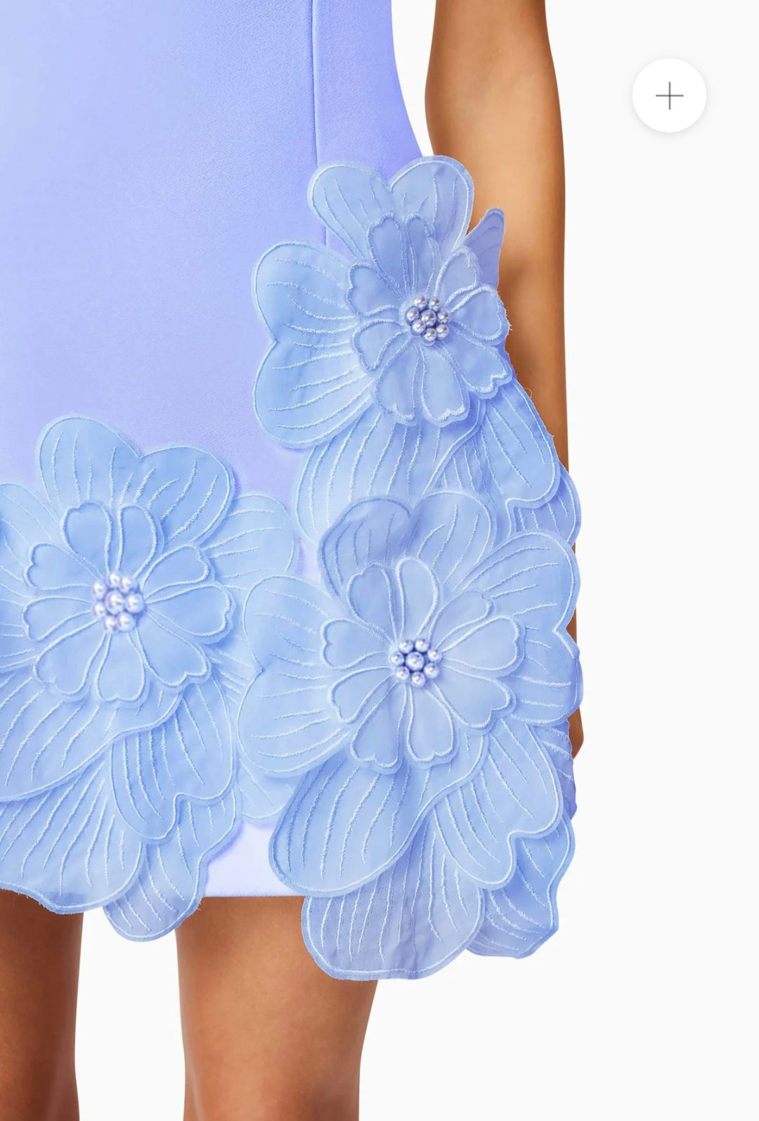 Elliatt Janelle Mini Dress in Blue - Size S