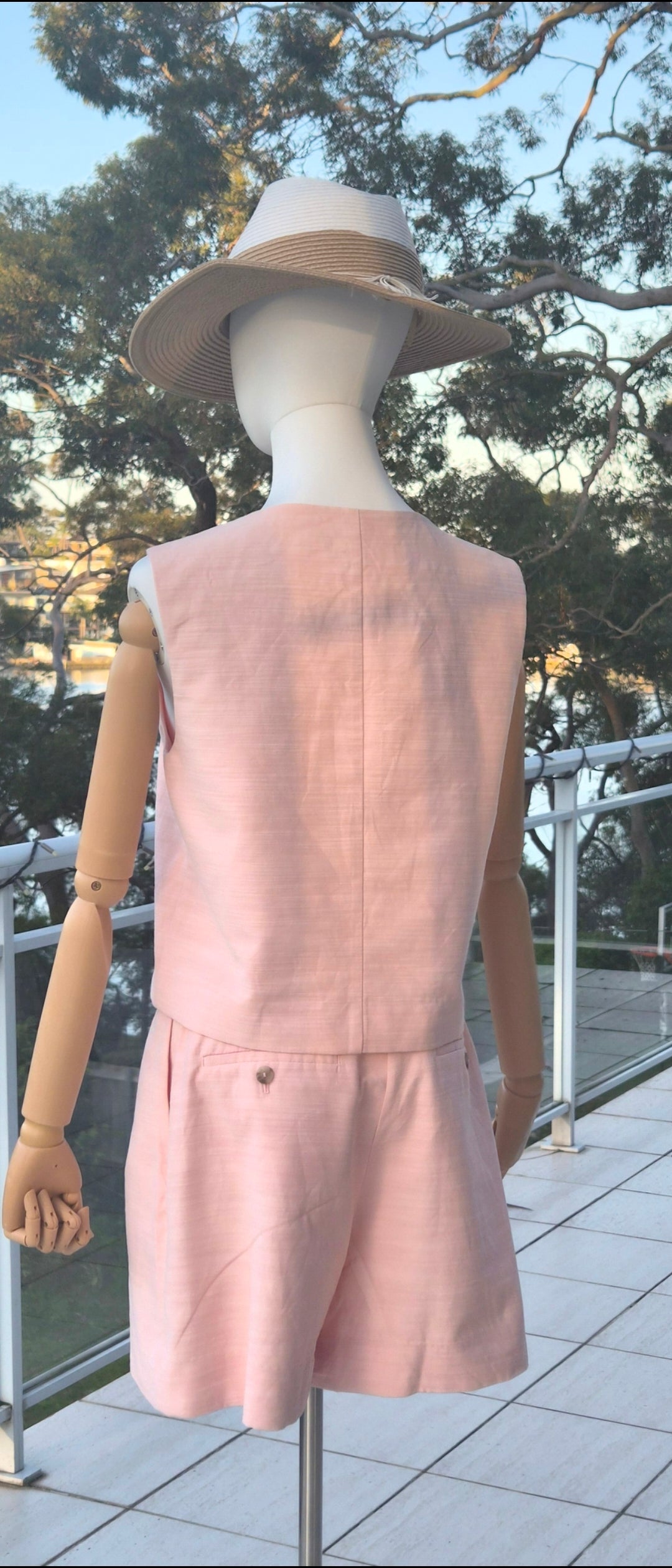 Country Road Textured Guava Top and shirt Set - Size 8